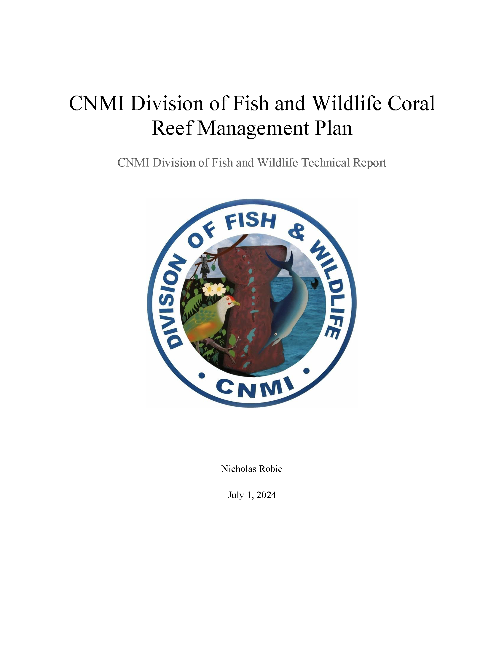 cover art with dfw logo and report title