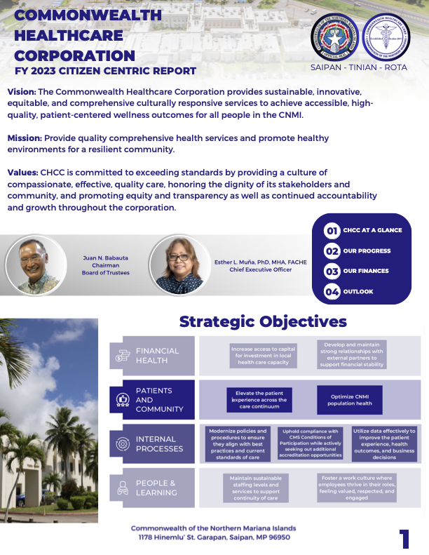 2023 CHCC Citizen Centric Report cover art