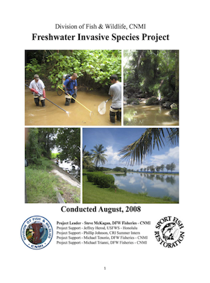 2008 DFW Freshwater Invasive Species Project cover art