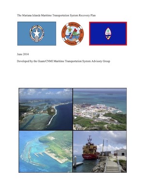 2014 Maritime transport system Recovery Plan (The Mariana Islands Transportation System Recovery Plan) cover art